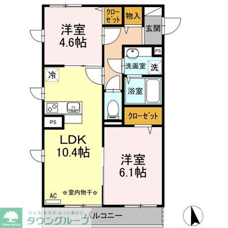ROSETTAの物件間取画像